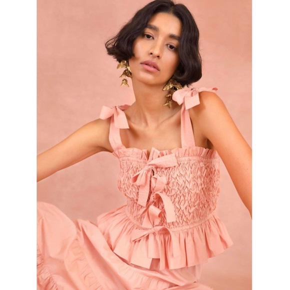 Ulla Johnson Tops - NEW Ulla Johnson Faye Tank in Peony